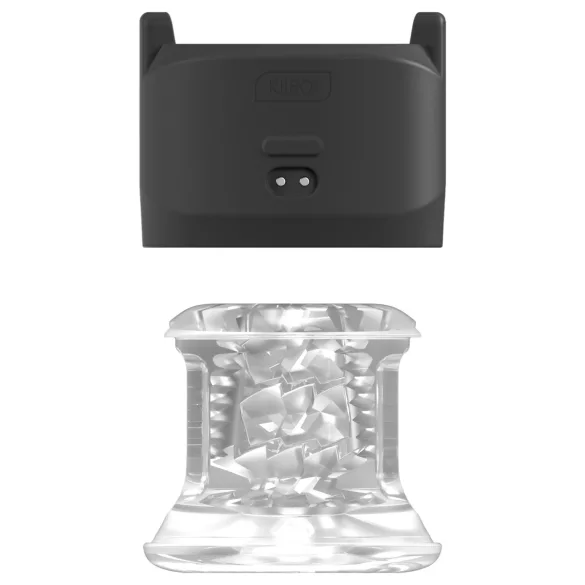 Kiiroo PowerShot - masturbador masculino interativo - silicone preto