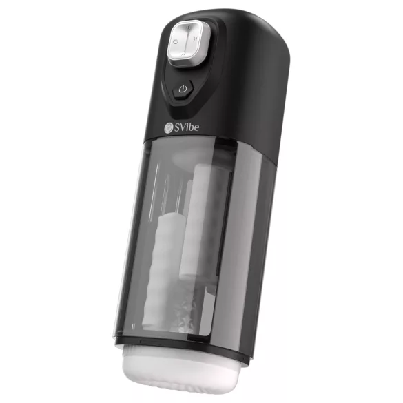 Snail Vibe Ícone Volt - masturbador automático (preto)