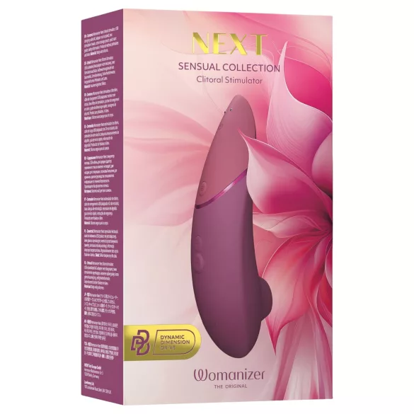 Womanizer Next - vibrador clitóris sucção recarregável - rosa