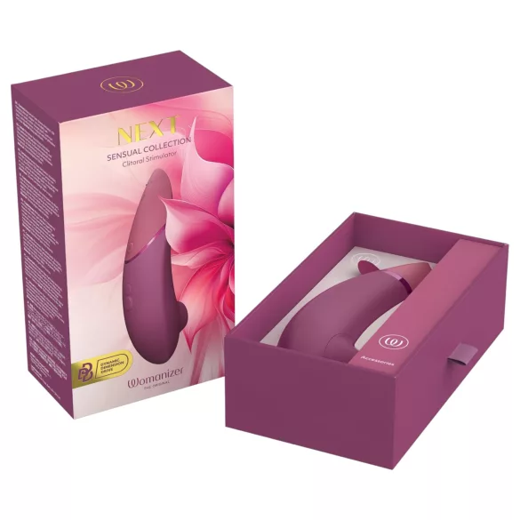 Womanizer Next - vibrador clitóris sucção recarregável - rosa
