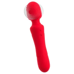   Sweet Smile - vibrador varinha recarregável à prova d’água (vermelho)