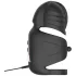 Rebel - vibrador peniano para homens com estimulador móvel da glande (preto)