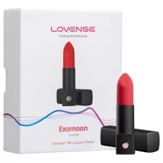 Lovense Exomoon - mini vibrador em forma de batom (preto)