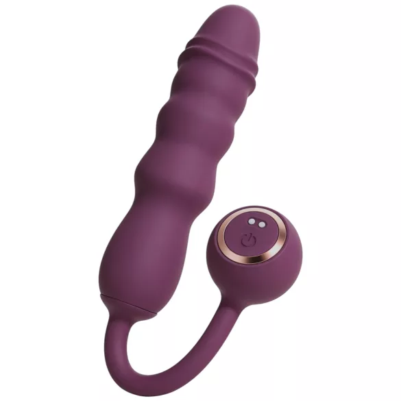 Javida - ovo vibratório recarregável com função de impulsão (lilás)