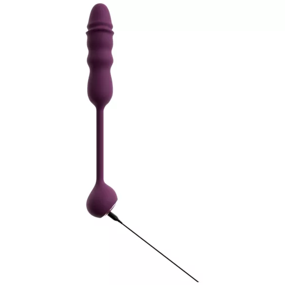 Javida - ovo vibratório recarregável com função de impulsão (lilás)