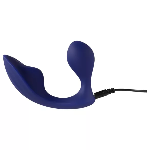SMILE - vibrador controle remoto para calcinha e anal - silicone azul
