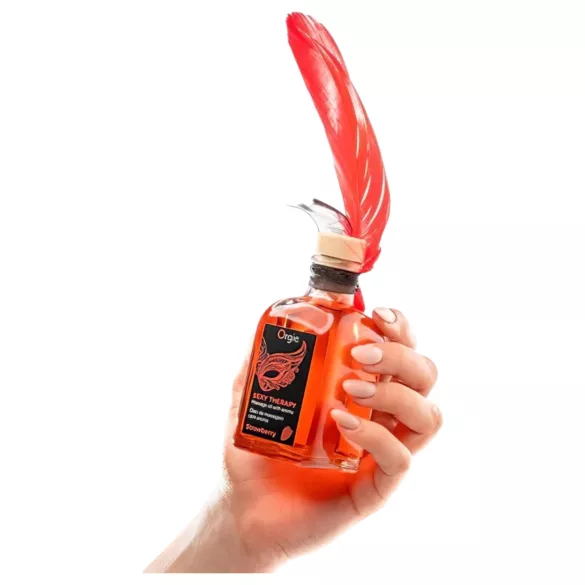 Orgie - kit óleo de massagem - morango