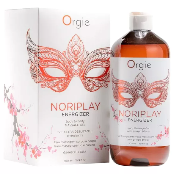 Orgie Noriplay Energizer - gel para massagem NURU energizante 500ml