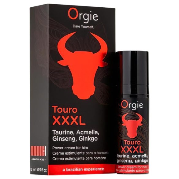 Orgie Touro XXXL - Creme Estimulante de Ereção (15ml)