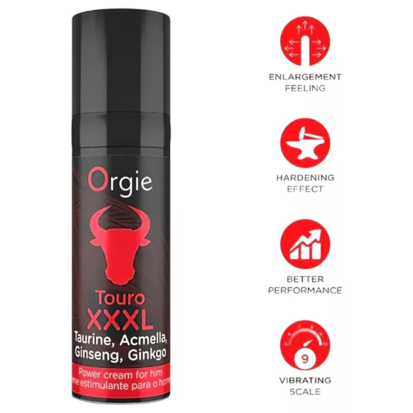 Orgie Touro XXXL - creme estimulante para ereção - 15ml