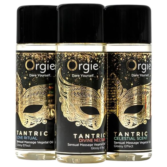 Conjunto Orgie Tantric - Óleos Sensuais para Massagem (3x30ml)