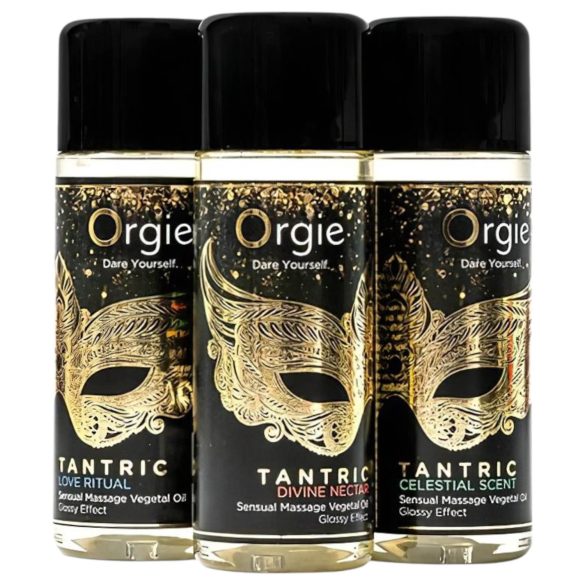 Conjunto Orgie Tantric - Óleos Sensuais para Massagem (3x30ml)