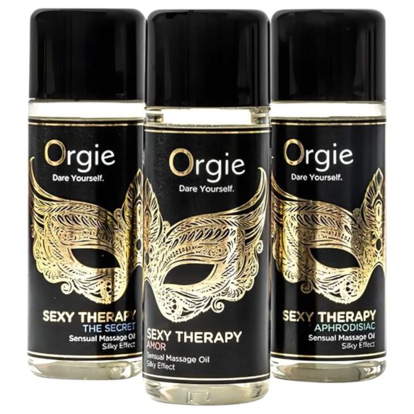 Kit de Óleos Sensuais Orgie Sexy Therapy (3x30ml)