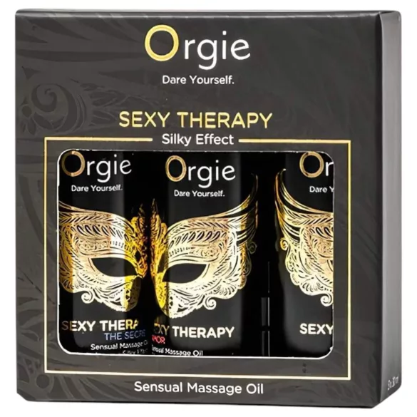 Orgie Sexy Therapy - kit óleo de massagem sensual - 3x30ml