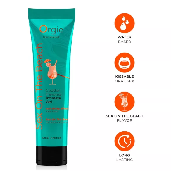 Orgie - lubrificante comestível - Sex On The Beach - 100ml
