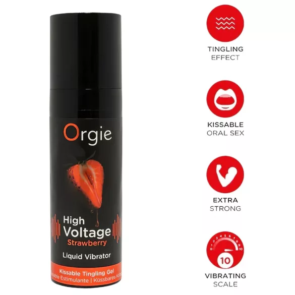 Orgie - vibrador líquido estimulante - sabor morango - 15ml