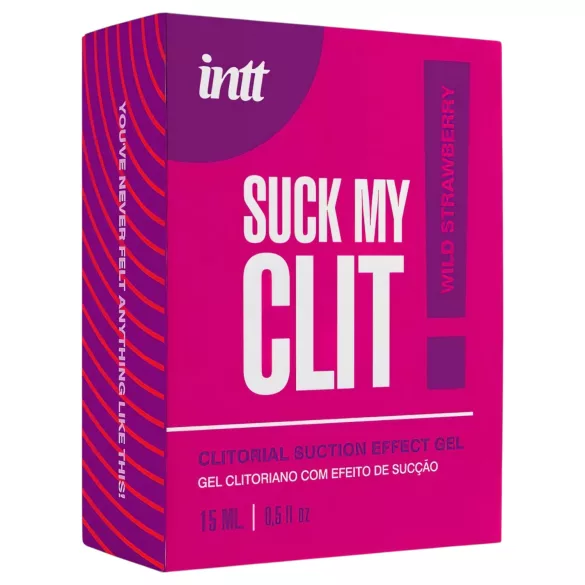 Intt Suck My Clit - gel estimulante de clitóris para mulheres - morango (15 ml)