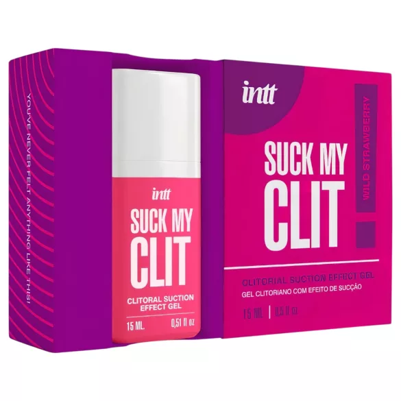 Intt Suck My Clit - gel estimulante de clitóris para mulheres - morango (15 ml)