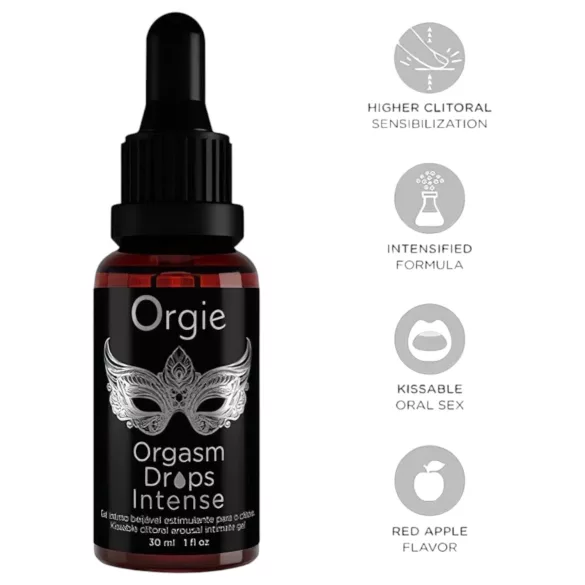 Orgie Orgasm Drops Intense - gel íntimo estimulante para mulheres (30 ml)