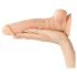 Willie City Luxe - dildo de silicone realista (cor de pele) - 23 cm
