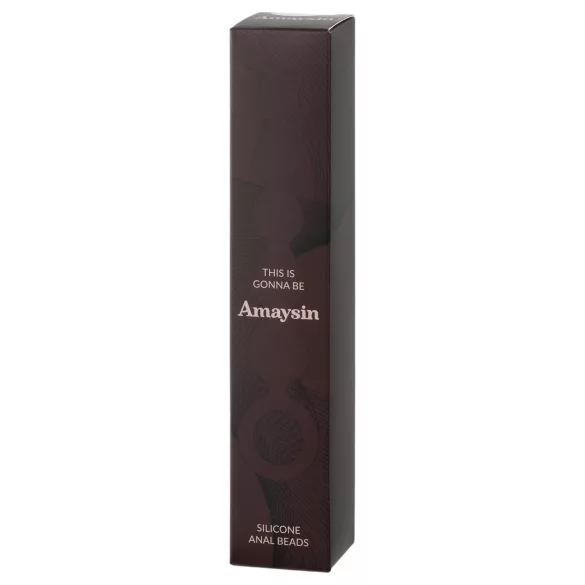 Amaysin - contas anais de silicone (preto)