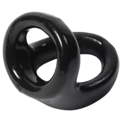 MR.MEMBR - anel duplo para pénis e escroto (preto)