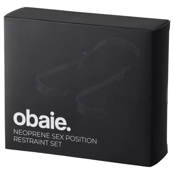 Obaie - cinto de posicionamento em neoprene (preto)
