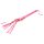 Chicote de couro sintético rosa (42cm)