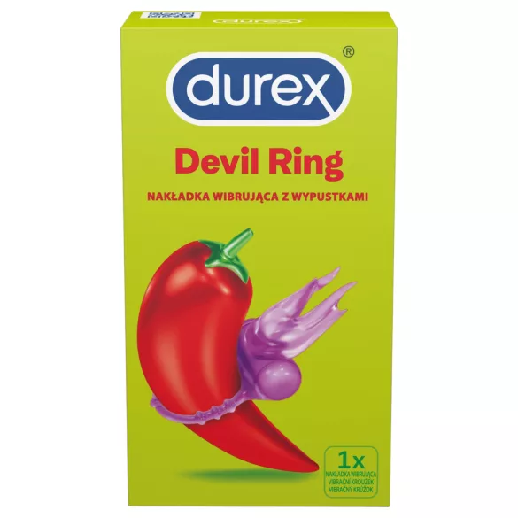Durex Little Devil - anel peniano vibratório - silicone roxo