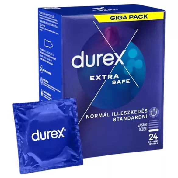 Durex - Preservativo extra seguro - 24 unidades