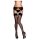 Obsessive S800 - meia-calça sexy preta - L/XL