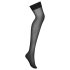 Obsessive S800 - meia-calça sexy preta - L/XL