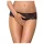 Obsessive Merossa - tanga aberta feminina com strass - preto - L/XL