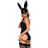 Obsessive OB7008 Sexy Bunny - Traje de Coelhinha (preto) - L/XL