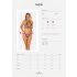 Conjunto Obsessive Xenita - Sutiã Transparente com Estampa (Cinza)