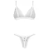 Obsessive Weddya Bride - conjunto de noiva de duas peças (branco) - L/XL
