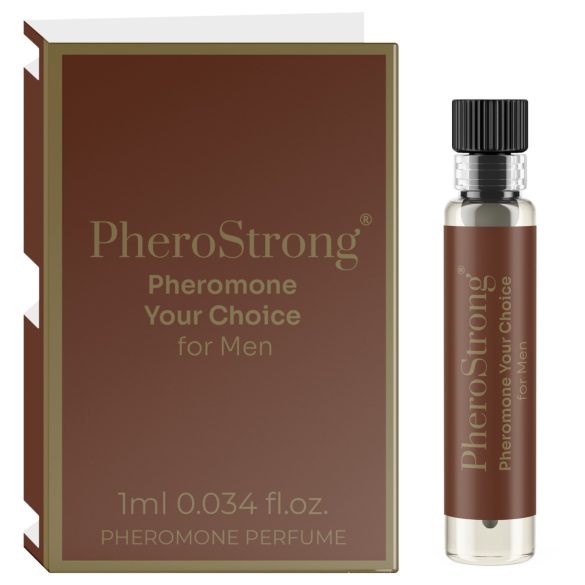 PheroStrong Sua Escolha - Perfume de Feromônios para Homens (1ml)