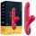 Erospace Sweet Play - Vibrador 2 em 1 de empurrar e estimulador de clitóris (vermelho)