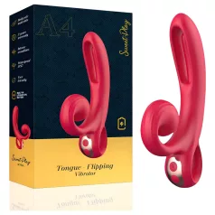   Sweet Play - vibrador clitóris com braço - silicone - vermelho