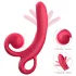 Sweet Play - vibrador clitóris com braço - silicone - vermelho