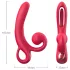 Sweet Play - vibrador clitóris com braço - silicone - vermelho