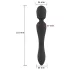 Sweet Play - vibrador massageador e ponto G - silicone preto
