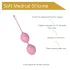 Sweet Play - bolas tailandesas duplas - silicone rosa