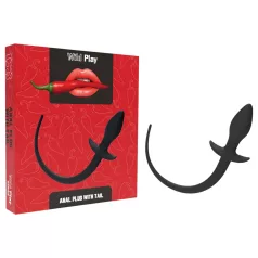 Wild Play - plug anal cauda animal - silicone preto