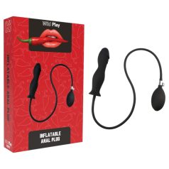 Wild Play - plugue anal inflável (preto)