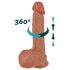 Natural Play - vibrador rotativo empurrador (natural)