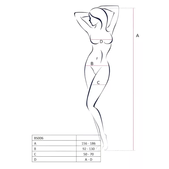 Passion BS006 - macacão sensual renda com cinta-liga - branco - S-L