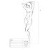 Passion BS012 - Conjunto sem mangas em rede (preto) - Tamanhos S-L