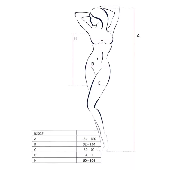 Passion BS027 - vestido minissaia arrastão - preto - S-L