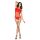 Paixão BS035 - Body de rede com alças (vermelho) - Tamanhos S-L